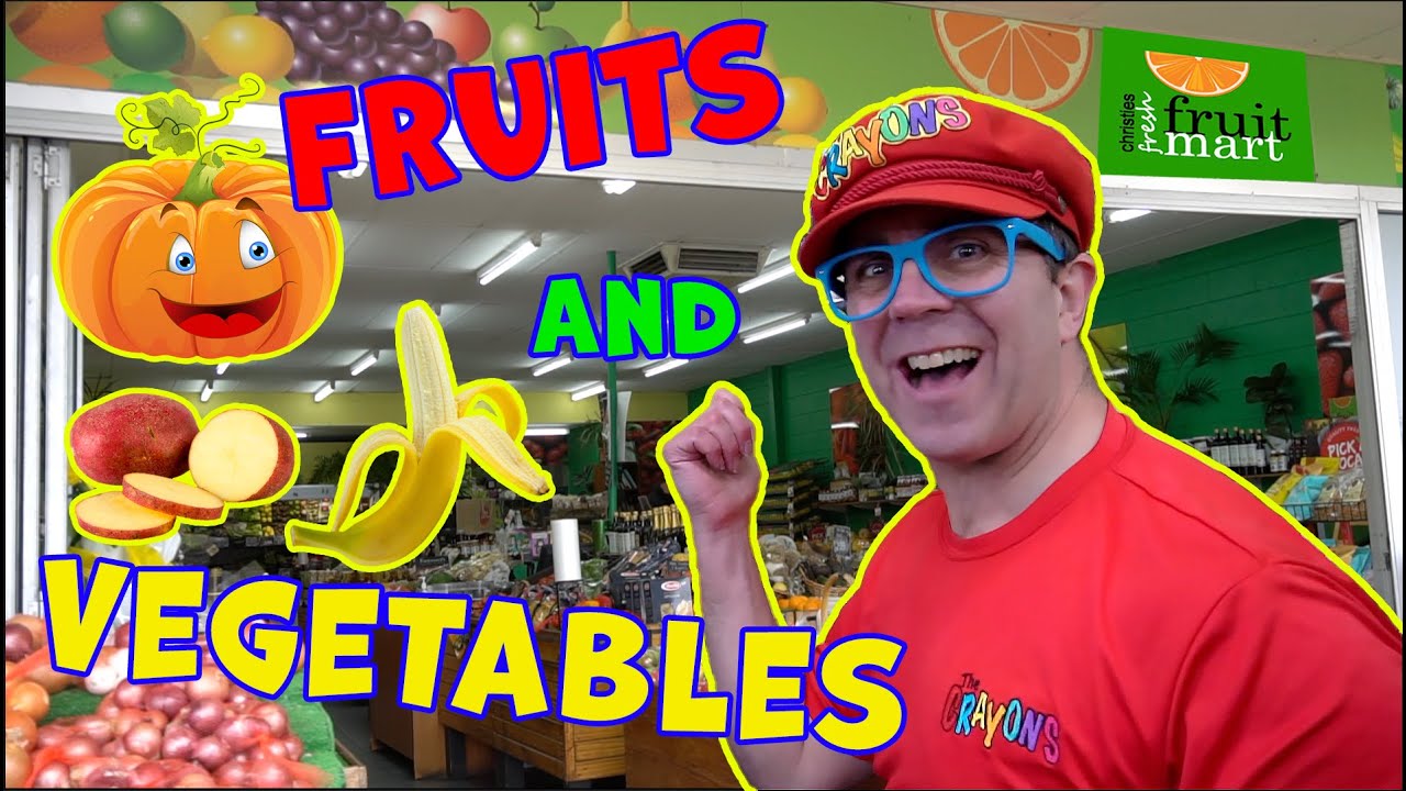 Buying Fruit and Vegetables | Fruit and Vegetables For Kids | Grocery Store For Kids