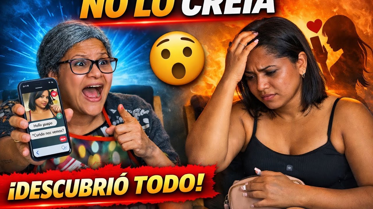 La abuela tomó el celular y encontró algo inesperado