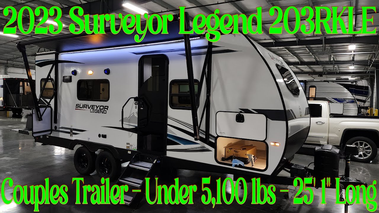 Прицеп-кухня Surveyor Legend 203RKLE 2023 года от Forestriver @ Couchs RV Nation — обзорный тур а...