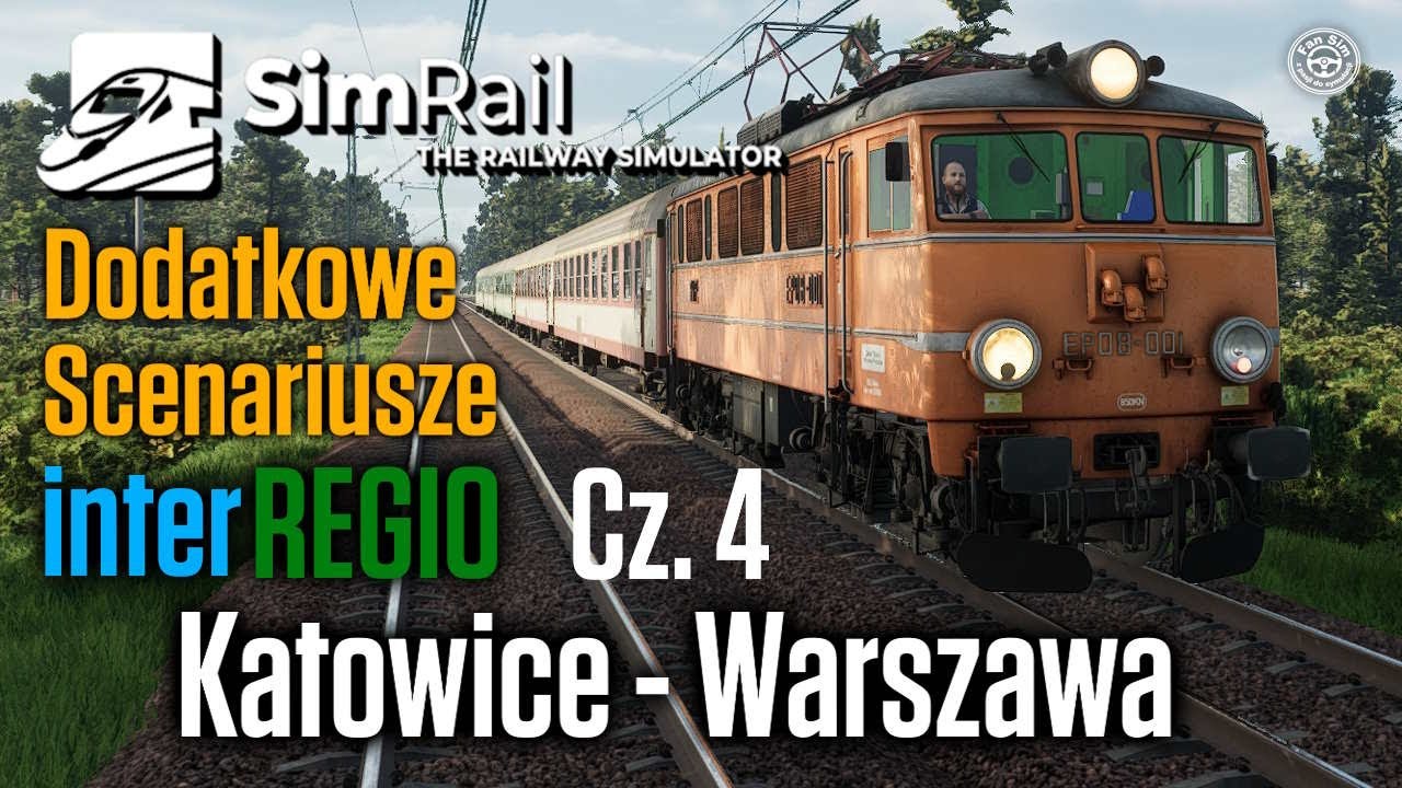 EP08 IR - Dodatkowy Scenariusz KATOWICE - WARSZAWA Cz. 4 - SimRail #37 | 🚉 Symulator Kolejowy
