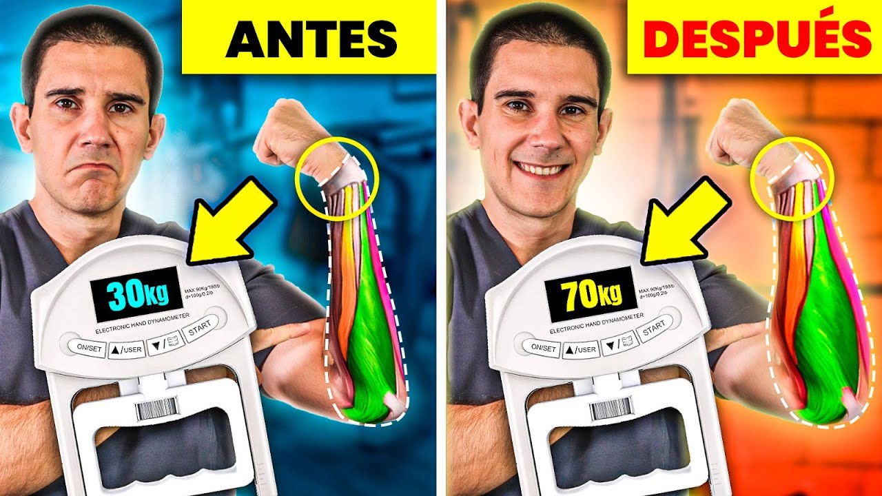 ¡ALCANZA tu MÁXIMA FUERZA de AGARRE!👊Desarrolla ANTEBRAZOS de ACERO RÁPIDO con estos 7 EJERCICIOS