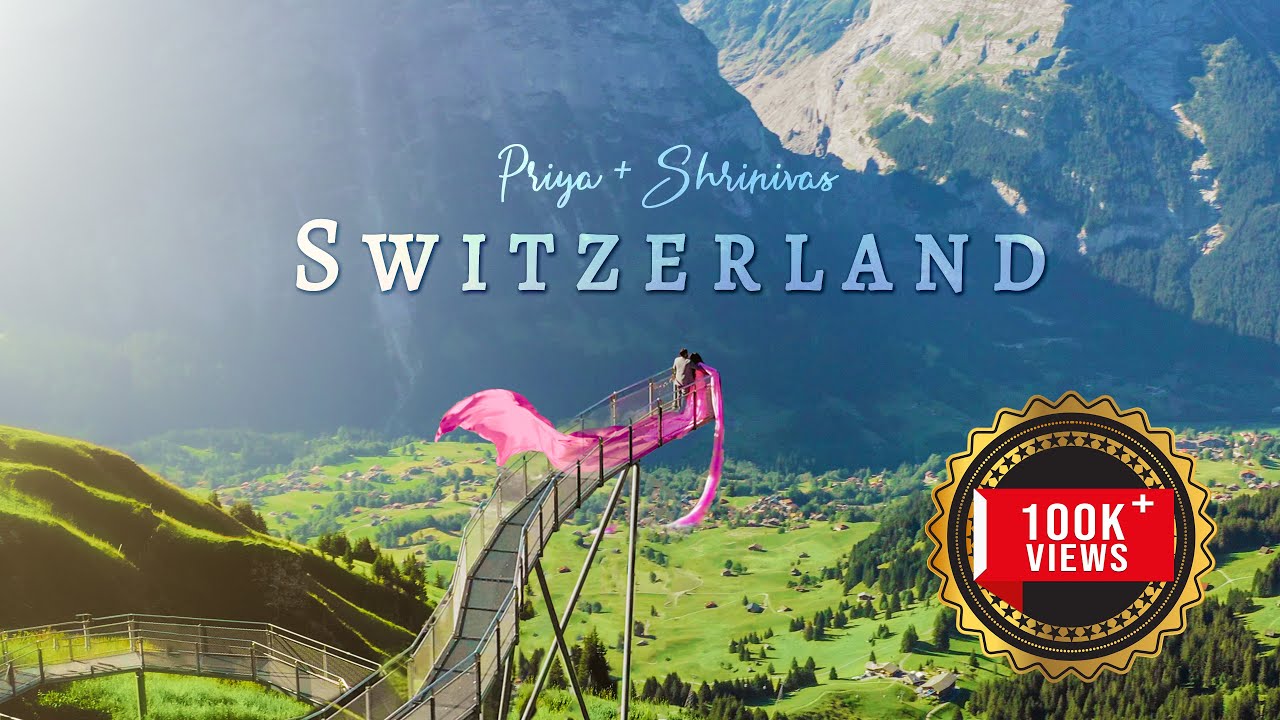 INDIA'S first Bollywood Pre Wedding Song in SWITZERLAND | Priya & Shrinivas | pre wedding shoot