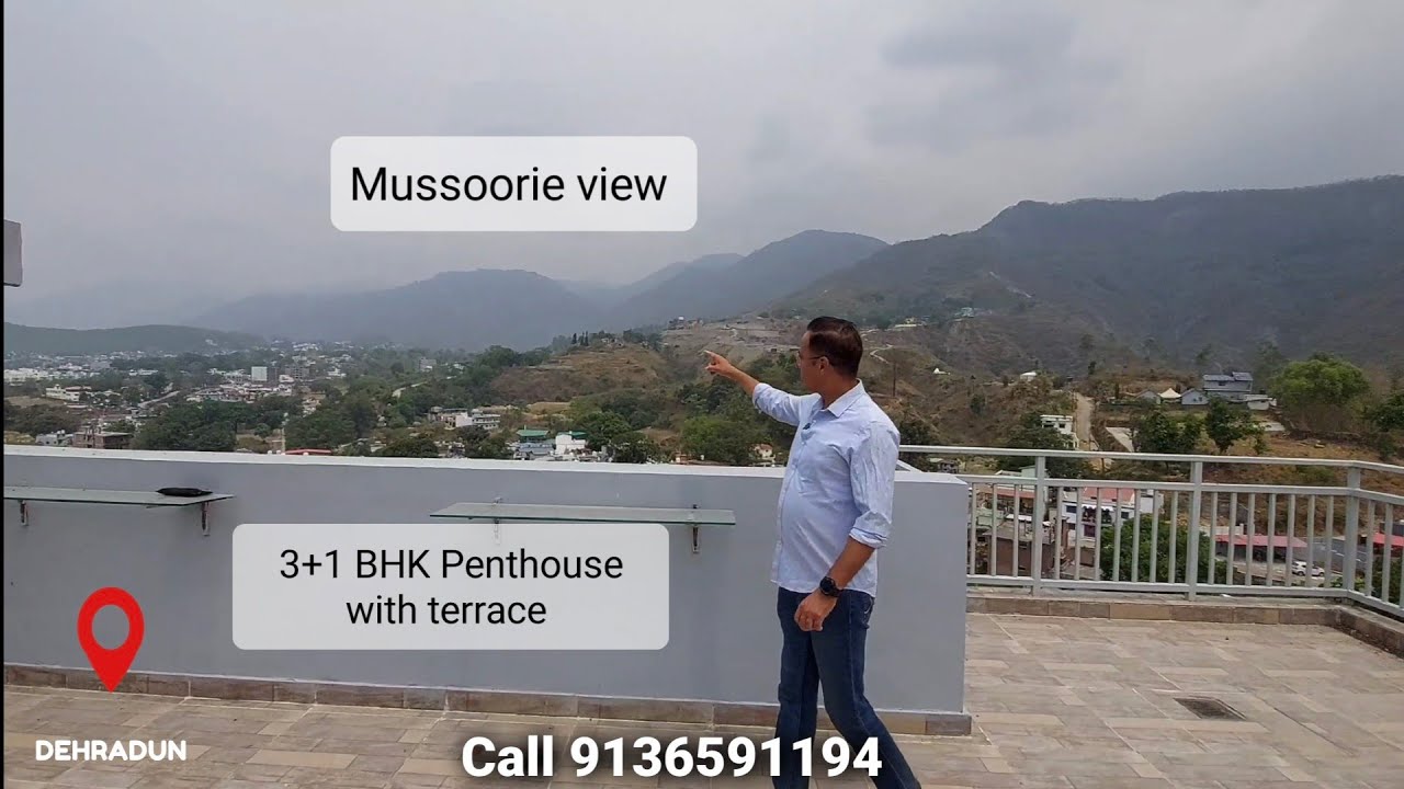 3+1Penthouse Mountain View in DEHRADUN Pacific Golf Estate Book Now 9136591194 #flat #dehradun#viral