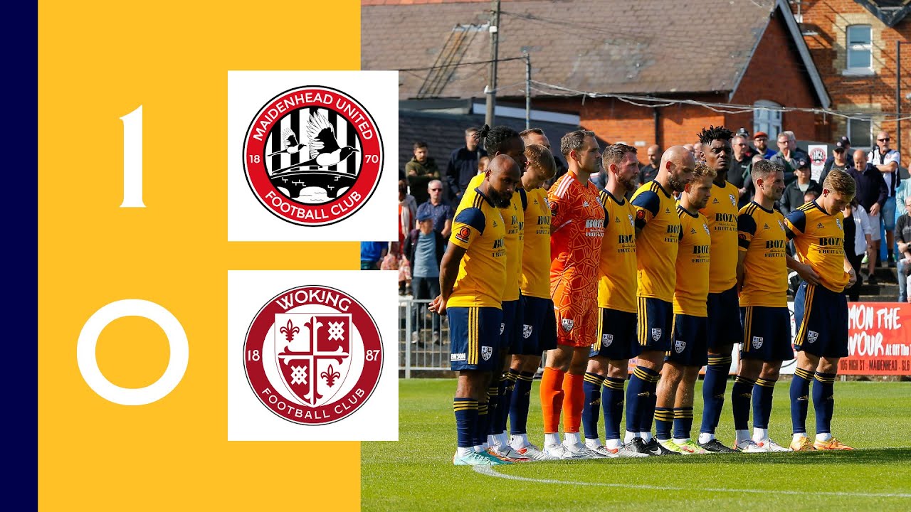 Maidenhead United 1-0 Woking | Match Highlights