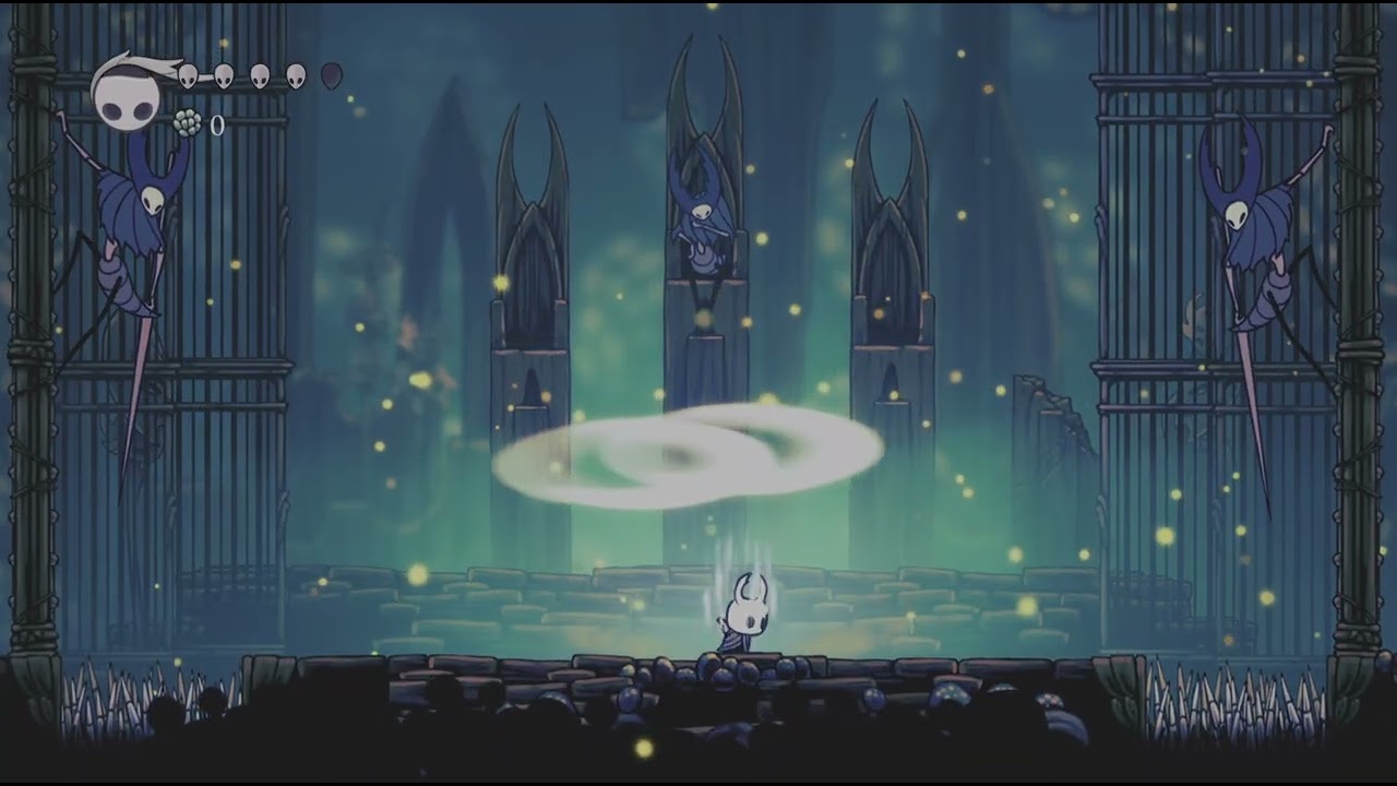 Hollow Knight - The Mantis Lords boss fight
