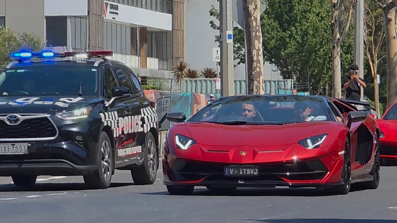 Victoria Police PORT on scene at a Supercar Show, Docklands 15/2/26