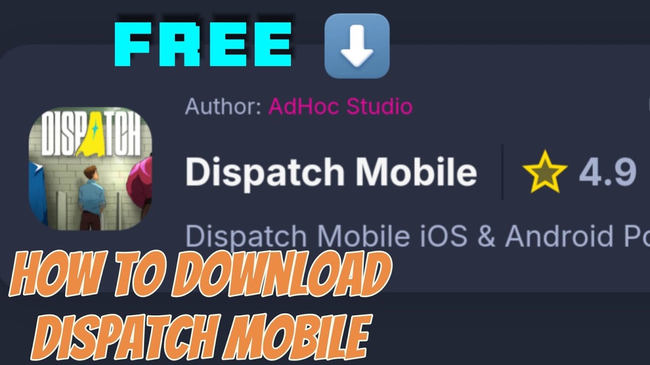 How to download Dispatch Mobile game on your phone 📱 (Android or ios) for free