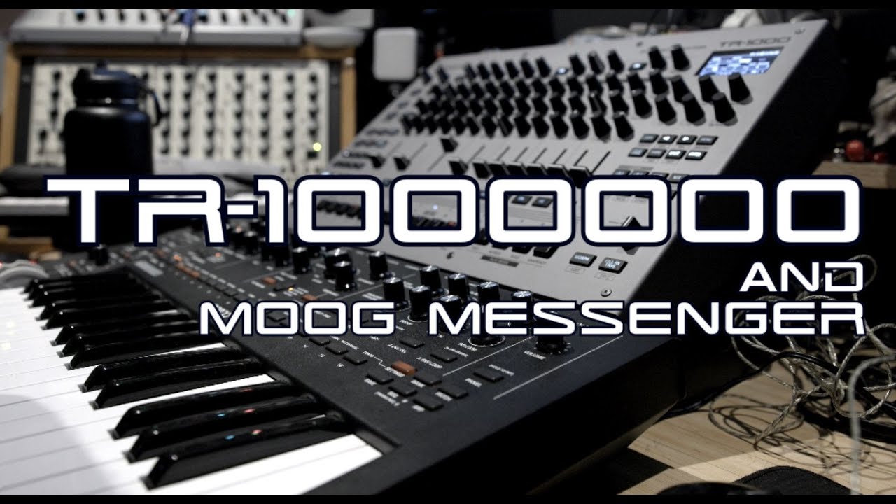 TR-1000 and Moog Messenger do some dirty filthy techno