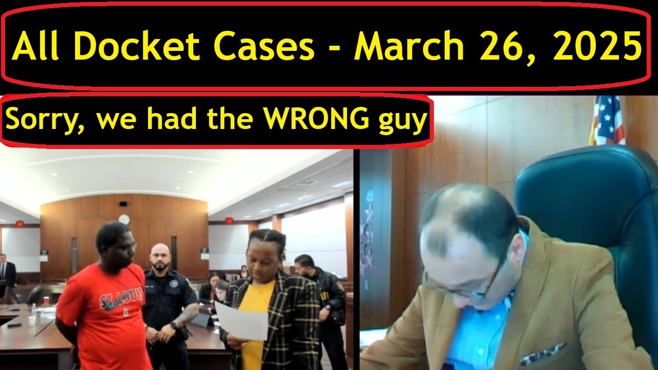 Judge Fleischer's Entire Docket - March 26th, 2025 - Justice Junkies Courtroom