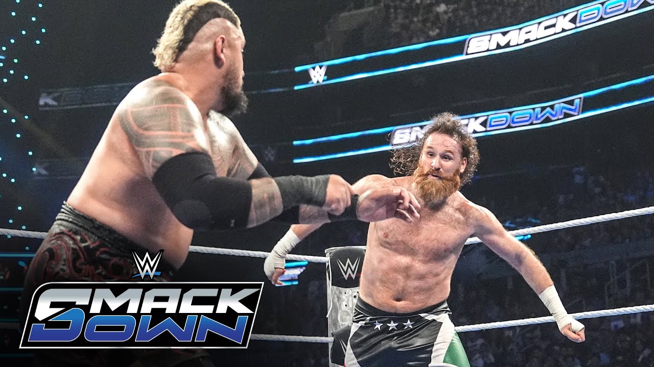 ПОЛНЫЙ МАТЧ: Сами Зейн, Джейкоб Фату и Джимми Усо против MFTs: SmackDown, 15 августа 2025 г.