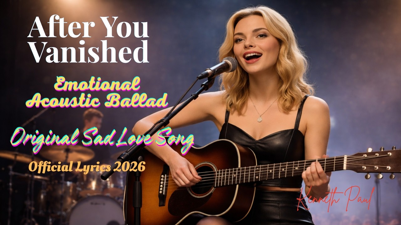 After You Vanished ❤️ | Emotional Acoustic Ballad | Original Sad Love Song (Official Lyrics 2026)