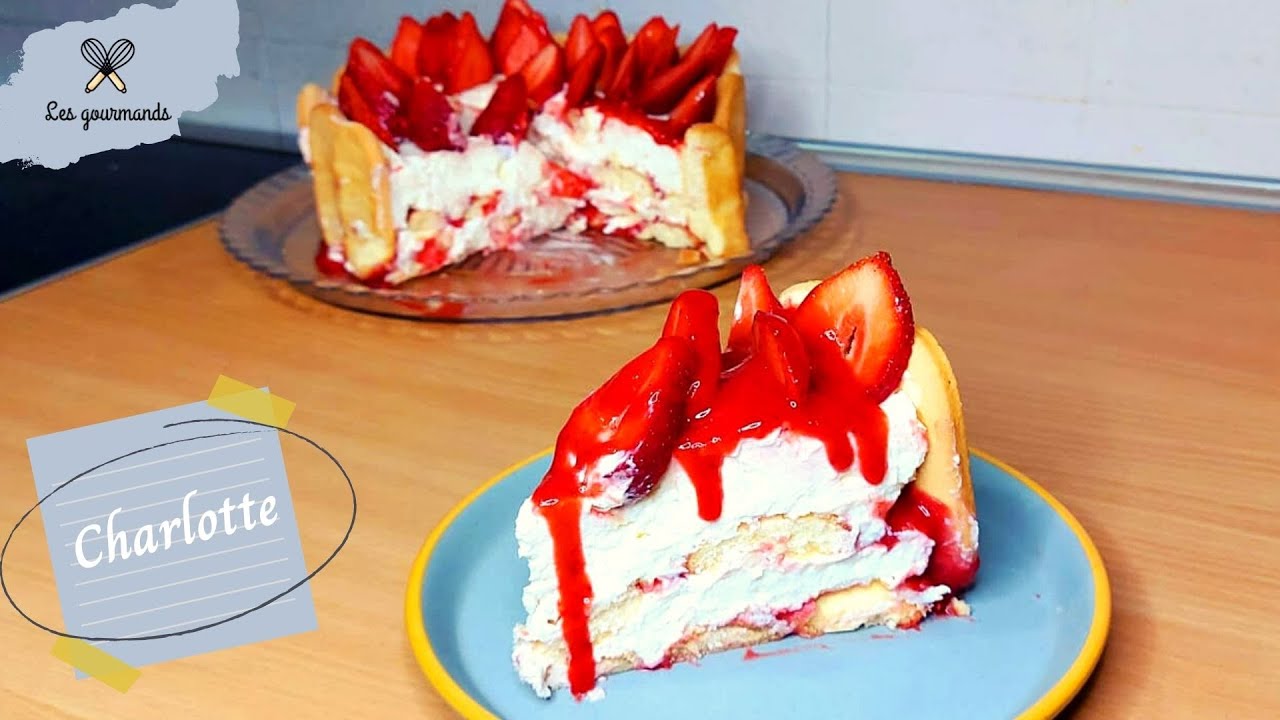 Τούρτα Σαρλότ με φράουλες | Les gourmands