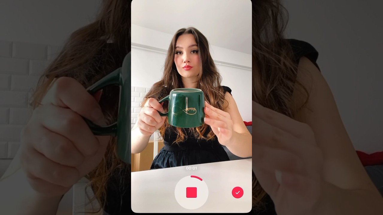 Magic Upside Down Water Cup Trick ✨ #tutorial #shorts