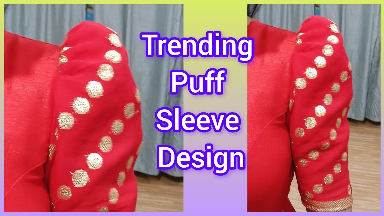 Beautiful puff sleeve Design Full Video👆👆#silaitutorial #stitch #silaivideo #sleeves #puffsleeves 