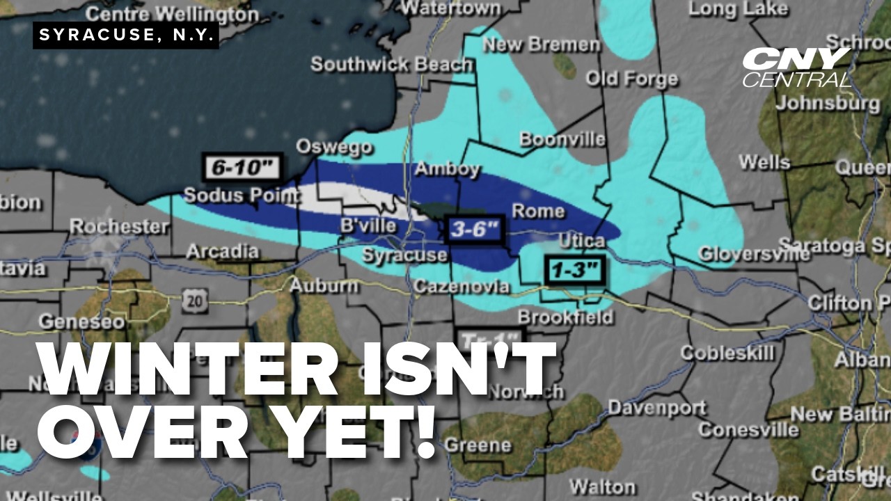 Весны в День Святого Патрика не будет; местами холодный ветер и сильный снегопад, вызванный эффек...