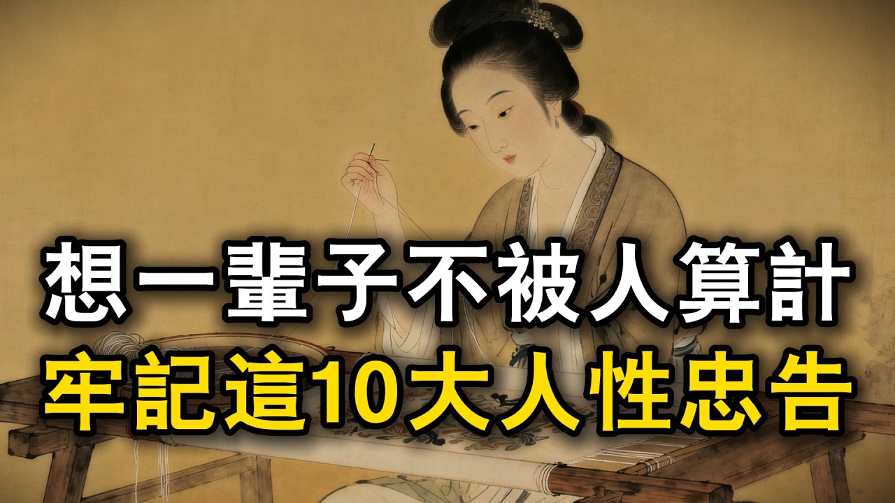 想一輩子不被人算計，牢記這10大人性忠告#观人识人 #识人术 #强者思維 #認知 #自我提升 #認知覺醒 #爲人處世