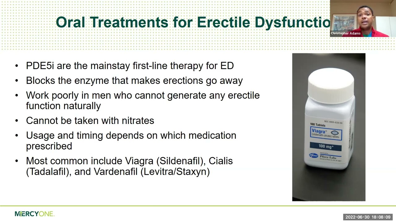 Treatments for erectile dysfunction & male infertility with Christopher Adams, MD, Urologist