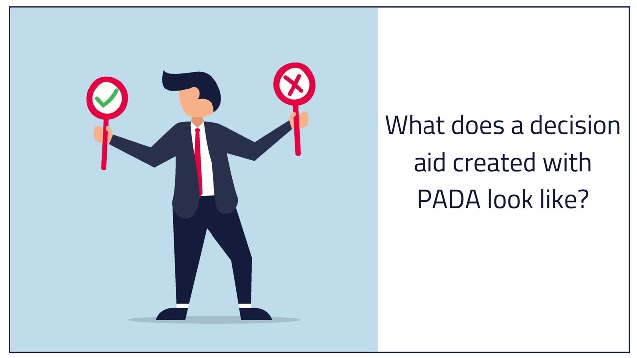 PADA to create an effective decision aid