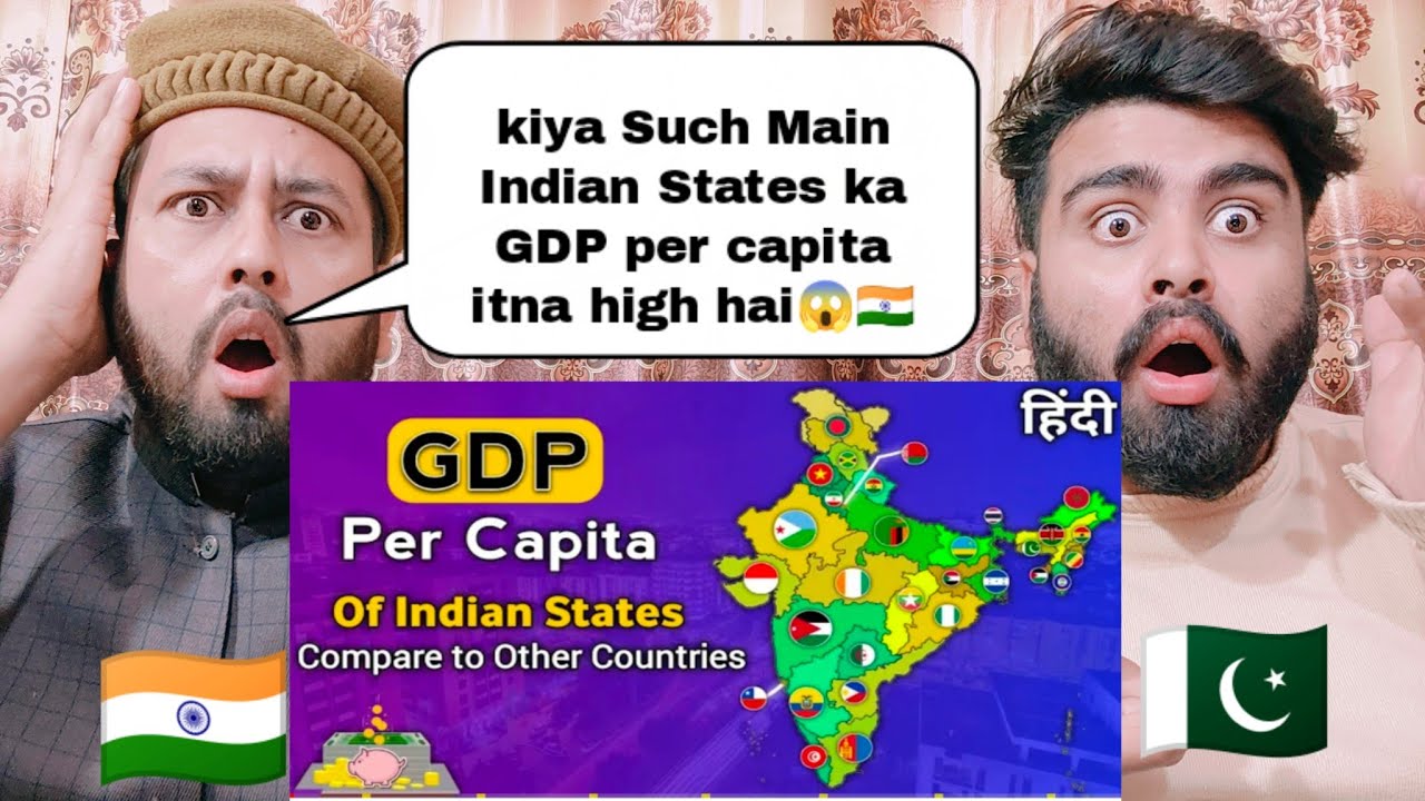 GDP Per Capita of Indian States Compare to Other Countries | Indian States Comparison | India GDP