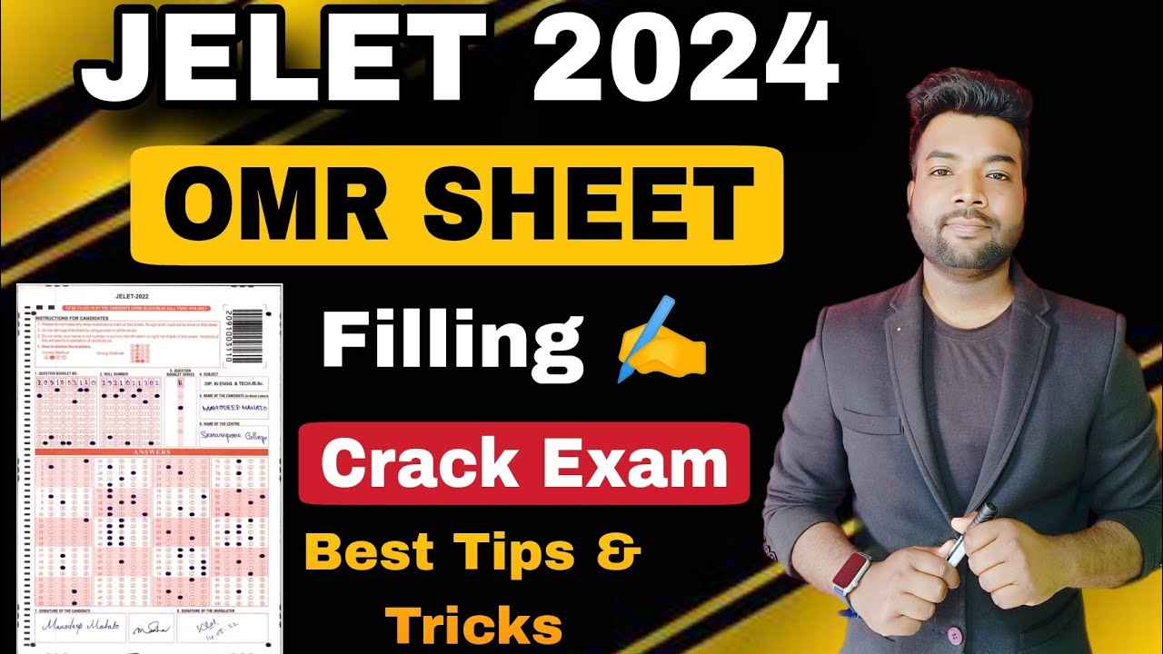 JELET 2024 OMR Sheet Filling Process | How To Crack Exam? Best Tips & Tricks.
