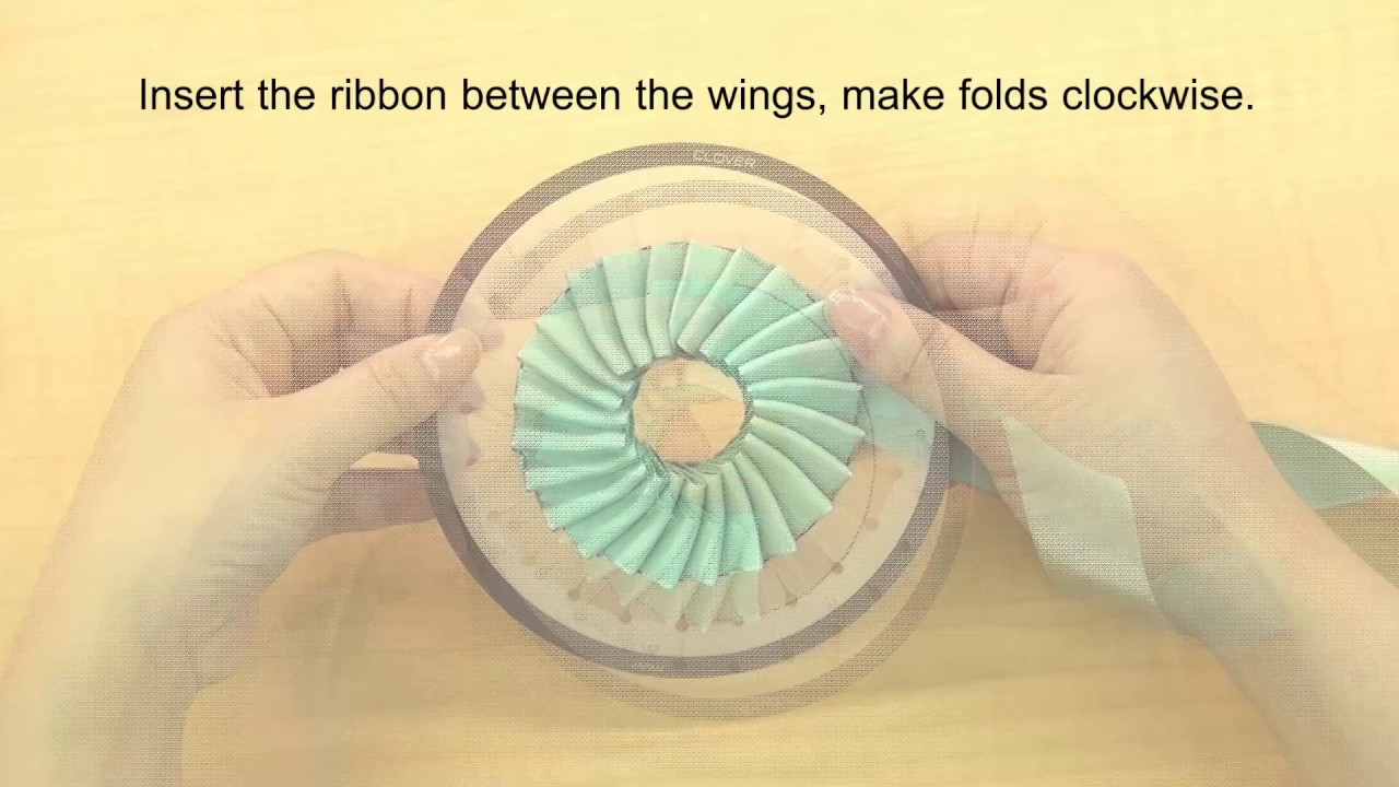 CLOVER 8430 8431 Rosette Maker How to use 2 20170707