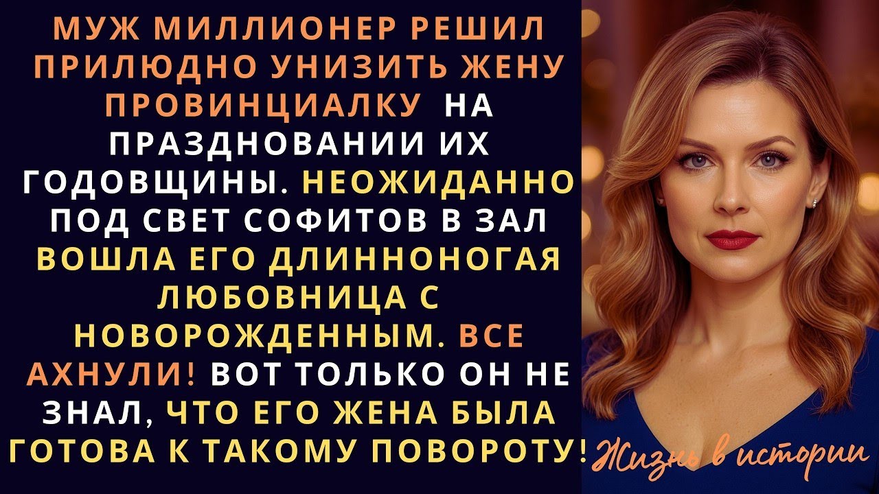 Наша свадьба была ошибкой! – сказал муж в микрофон на нашей 35 годовщине  Он не знал, что я была