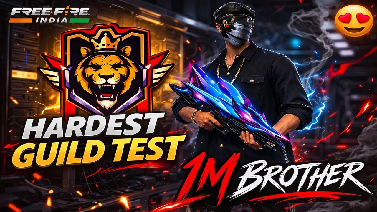 Hardest Guild Test in Free Fire 😈 | 1M Brother Pro Gameplay #guildtest #freefire #proplayer