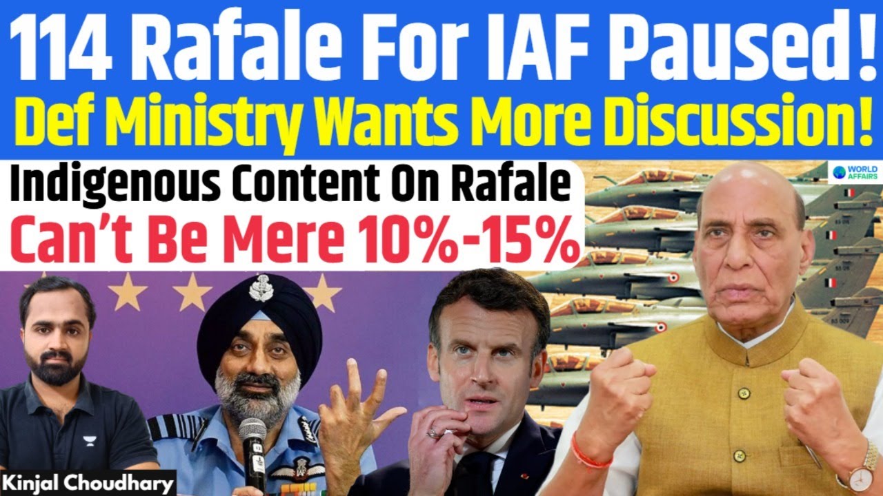 Big Jolt To Rafale Deal! MoD Halts 114 Jet Proposal | IAF Incomplete File? Make In India! Kinjal