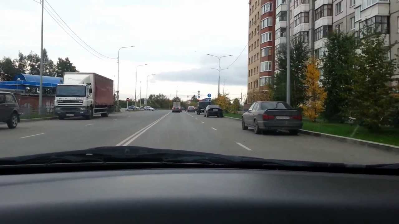 На автомобиле по Тюмени (Восточный округ)