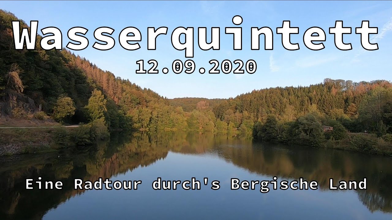 Das Wasserquintett - Eine Radtour durch's Bergische Land  | Pedelec Tour | Wippertalbahn |