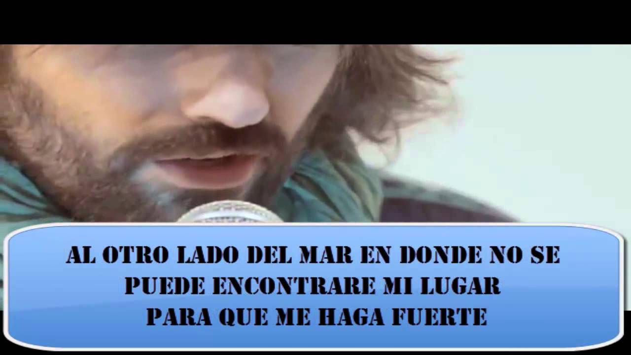 AL OTRO LADO DEL MAR LETRA