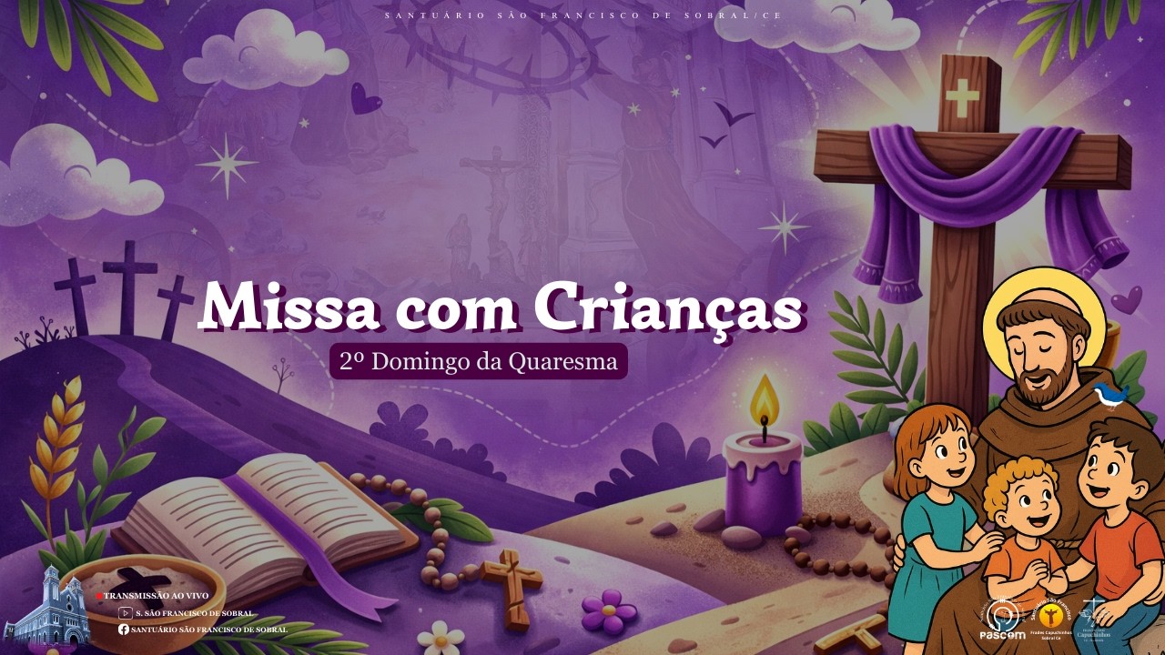 Missa com crianças - 2º Domingo da Quaresma - 01/03/2026