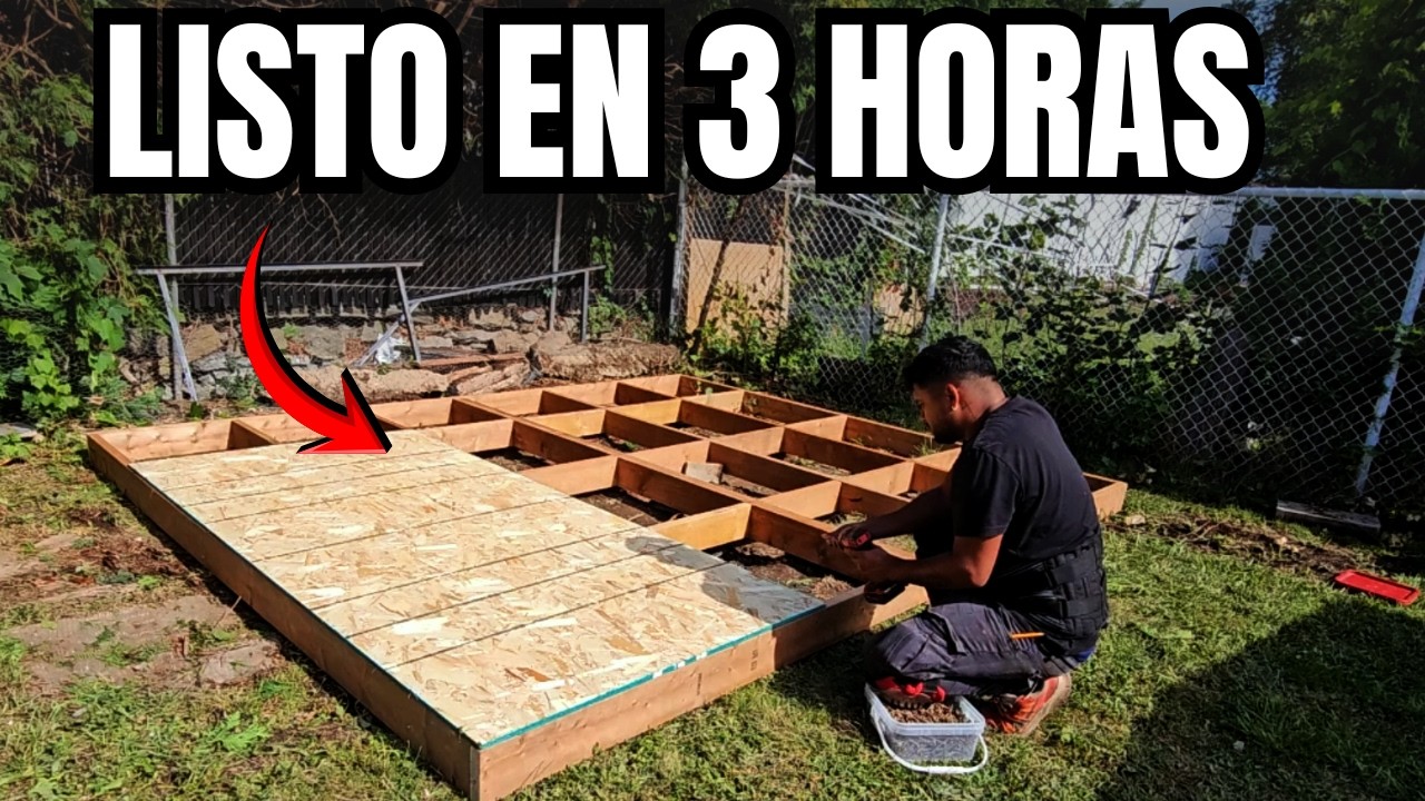 Piso de Madera para Cobertizo: El Proyecto F&aacute;cil que Todo Due&ntilde;o de Casa Deber&iacute;a Saber