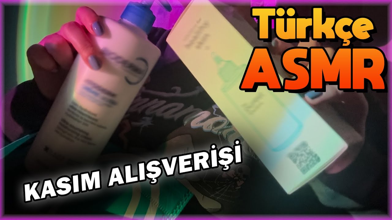 Türkçe ASMR | Kasım Alışverişim ASMR 🍂 | Fısıltılı İnceleme