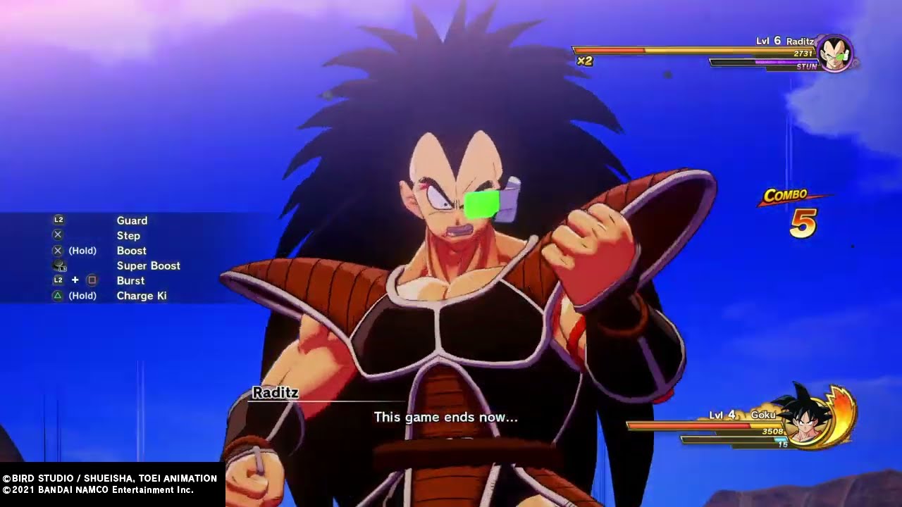 DBZ Kakarot Demo -Goku vs Raditz #dbzkakarot 