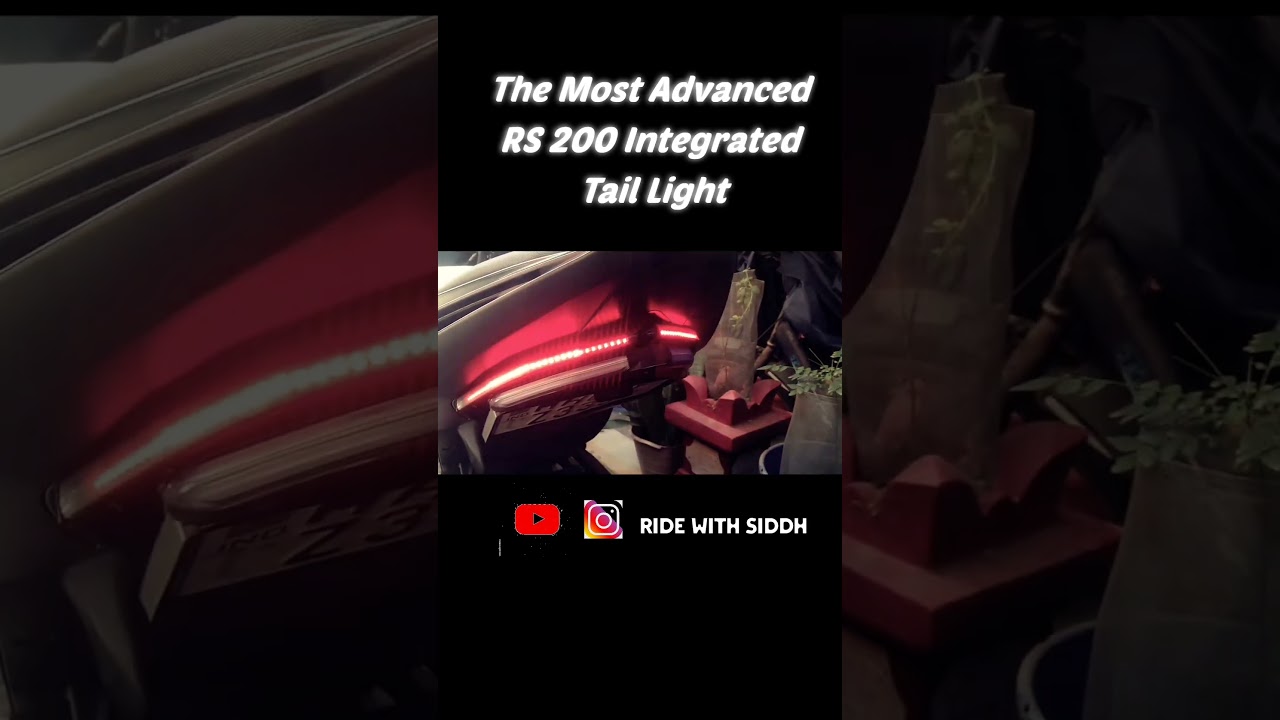 RS200 Integrated Tail Light