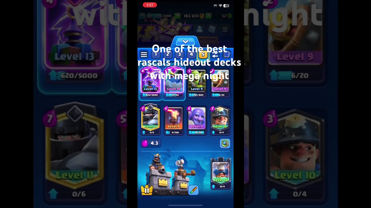 Mega night deck for rascals hideout