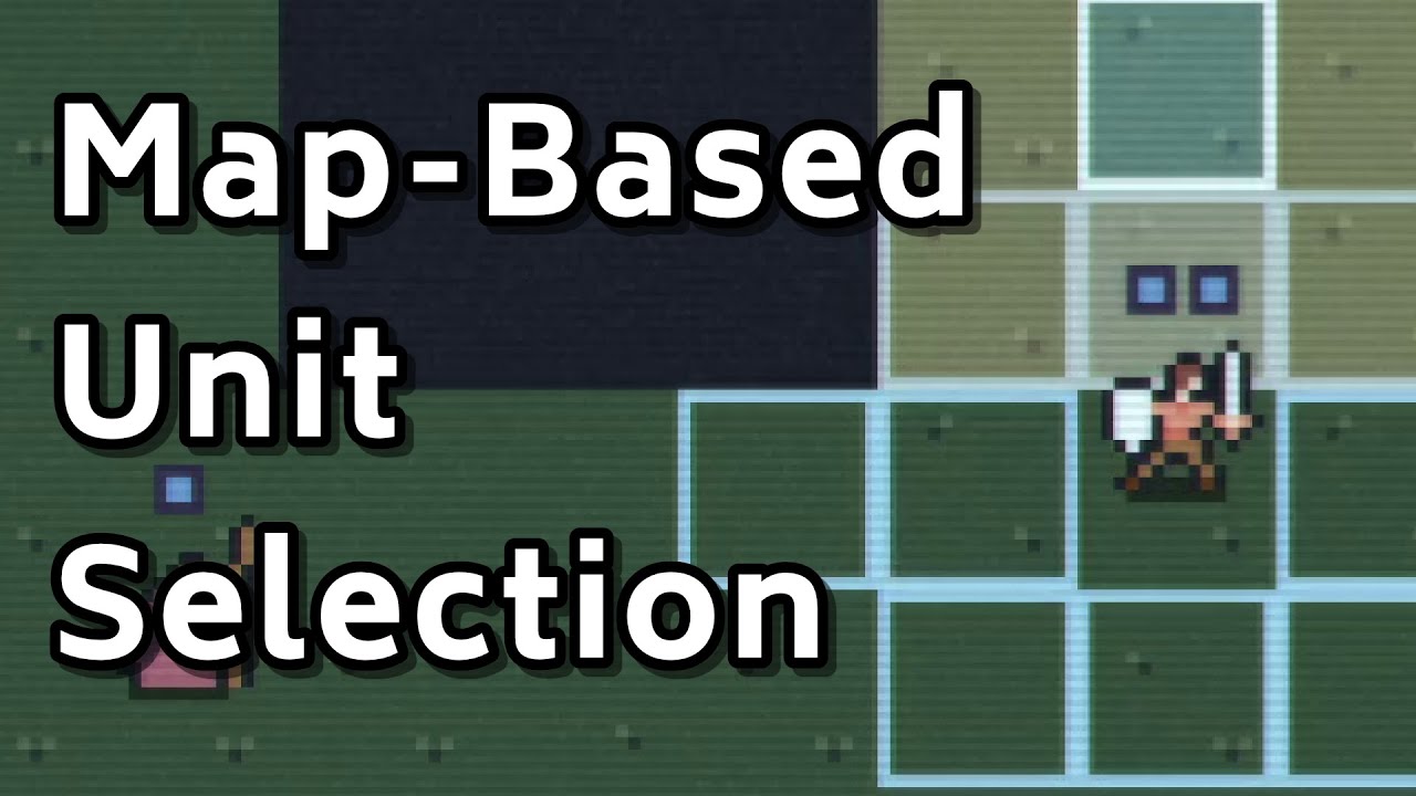 How unit selection works in my tactical strategy game