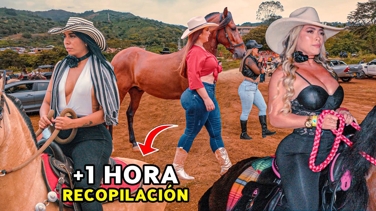 IMPERDIBLE 🤯 +1 HORA de CABALGATAS en COLOMBIA 🐴