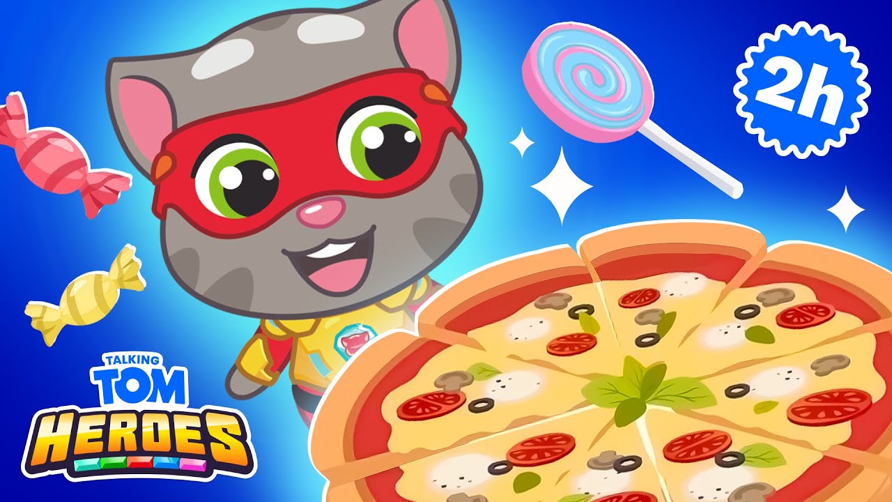 Hungry Hungry Heroes 😋 Talking Tom Heroes Compilation