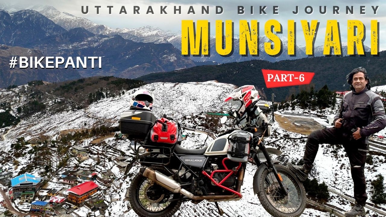 MUNSIYARI TO TANAKPUR (274 km) II Uttarakhand Bike Journey - PART-6
