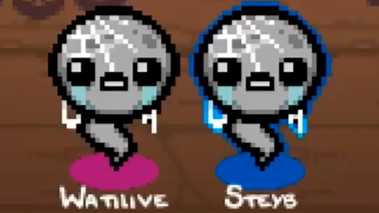 Steyb y Watilive juegan al The Binding of Isaac Online
