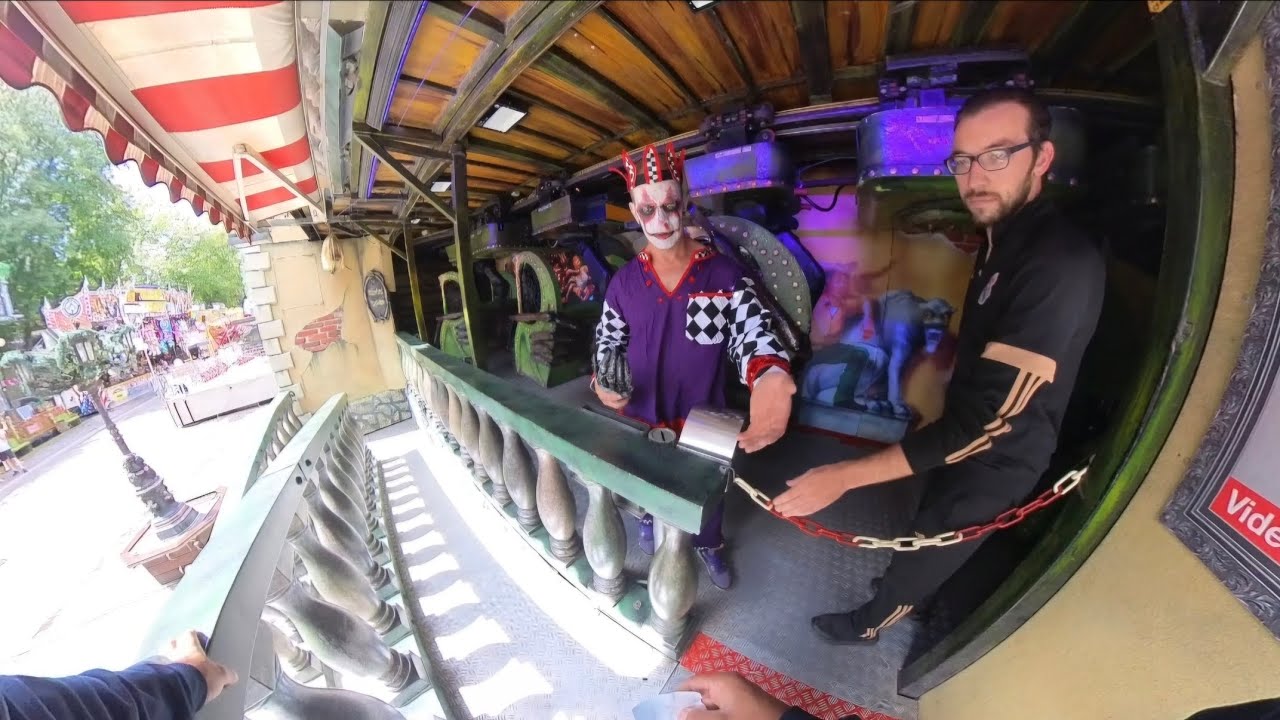 Haunted Mansion Ghost train - Onride Kermis Tilburg 🎡🇳🇱