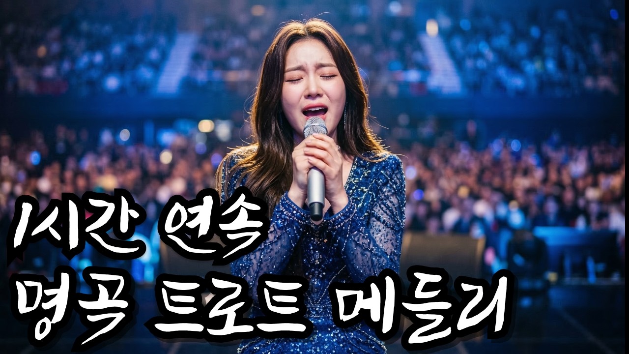 중간광고 없음 l  듣다 보면 괜히 눈물이 나는 노래…애잔한 여성 감성 트로트 (1시간)  l 별이트로트