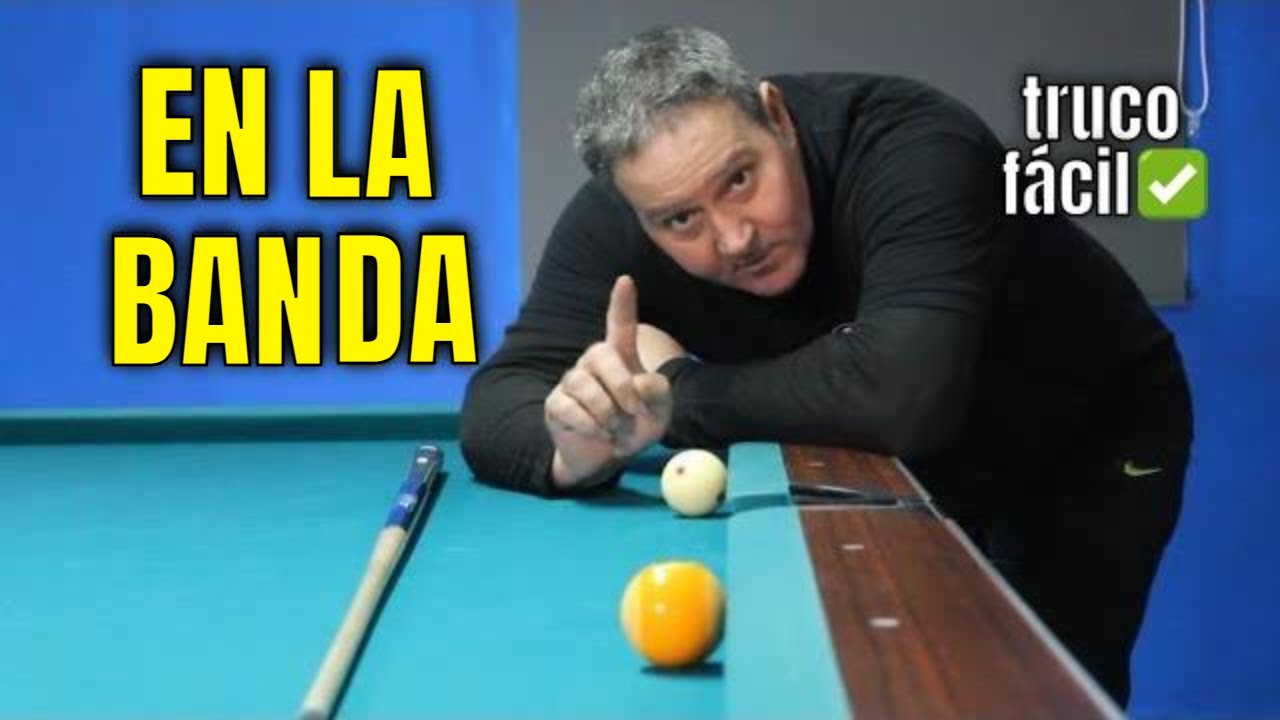 Truco fácil para las dos bolas pegadas a la banda en billar pool