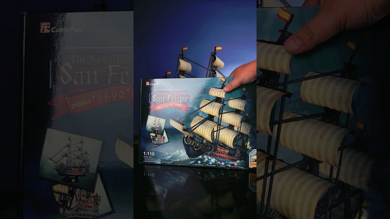 CubicFun San Felipe Ship 3D Puzzle build ASMR