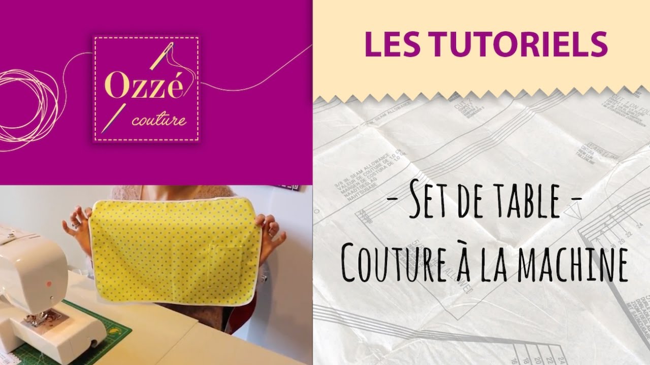Set de table | Couture à la machine facile