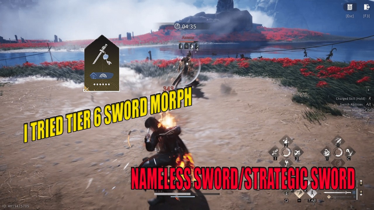 I Tried Tier 6 Sword Morph In 1V1 PVP | Nameless Sword/Strategic Sword | Where Winds Meet PVP