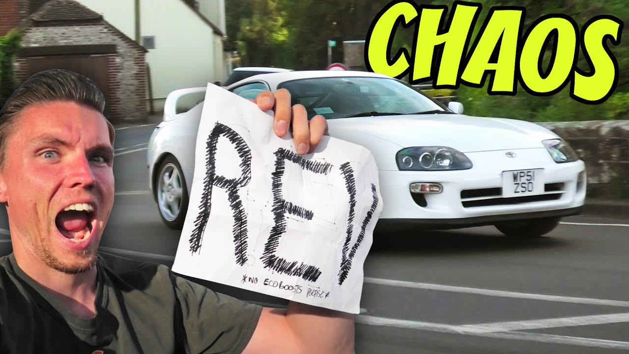 LOUD Cars Disturb QUIET Village & Distress ANGRY Locals! - Leaving a Car Show!