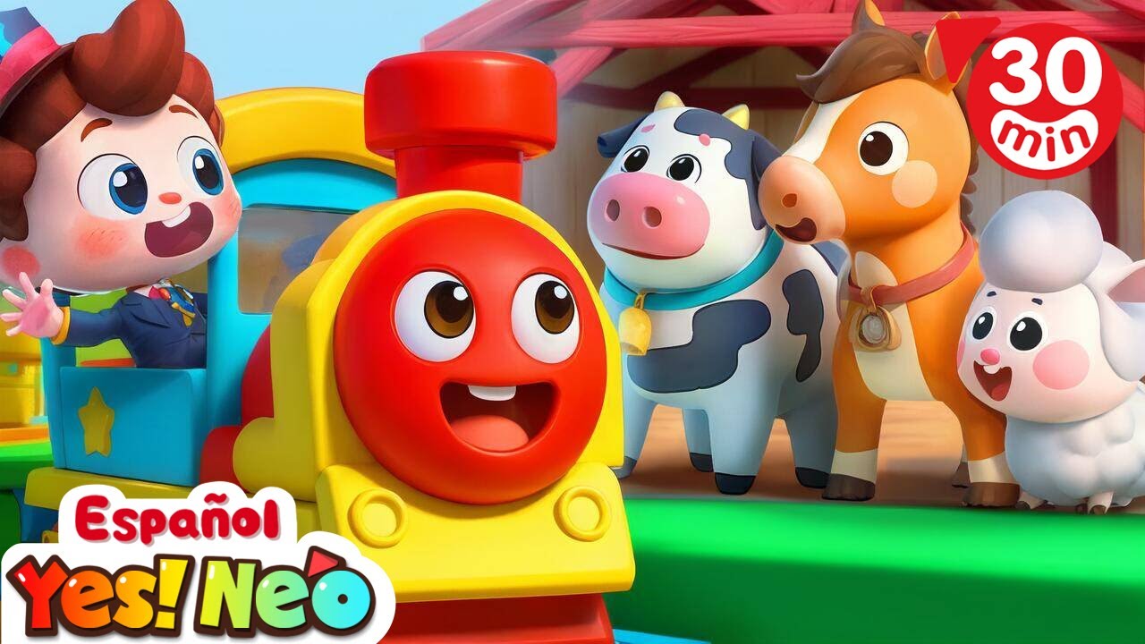 Animales en el Chu Chu Tren | Yes! Neo - Canciones y Caricaturas para Niños